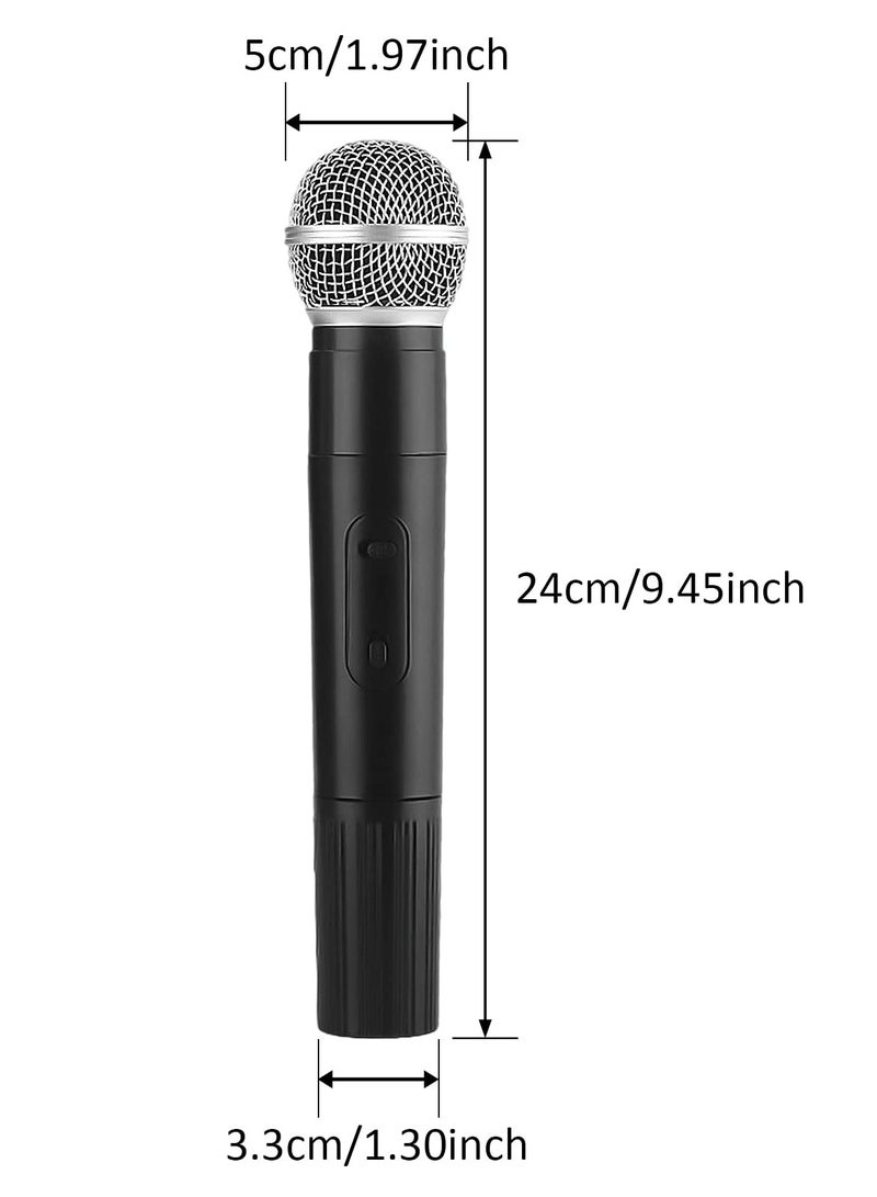 Excefore Microphone Toy Microphone Karaoke Kids Toy Microphone Set Birthday Party Favors Pretend Play or Costume Prop Toy Microphone Fake Microphone Simulate Speech Practice Microphone(Black)  - Image 5