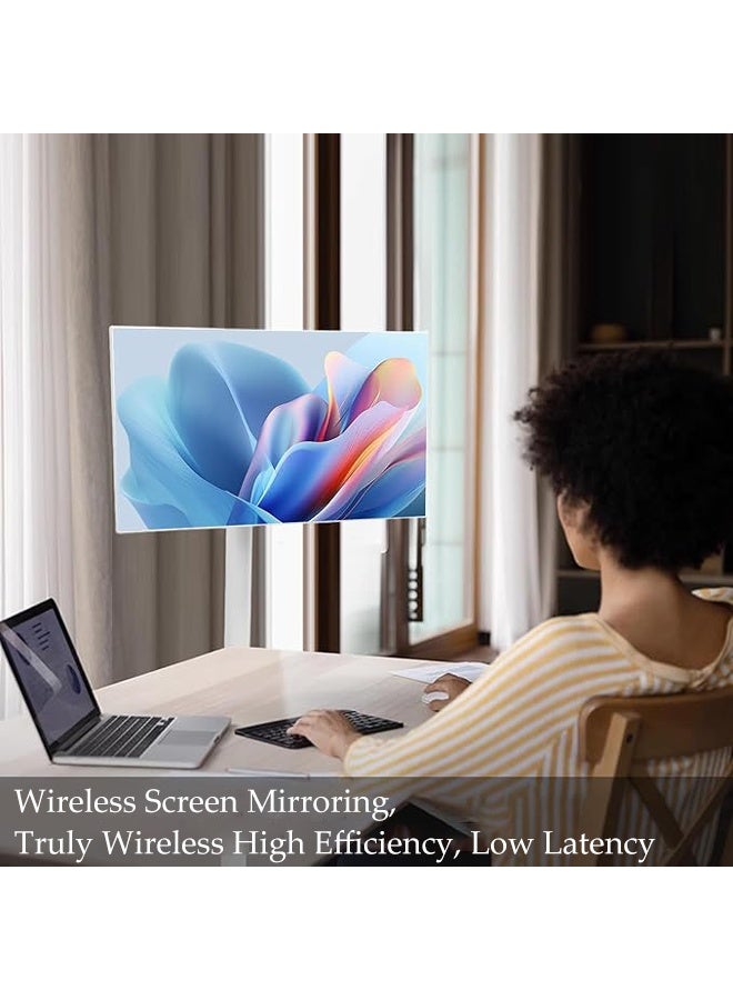 Portable TV，Floor Screen With Adjustable Stand，Rotatable Smart Tv Displays，Mobile Touch Screen, Equipped With Casters And Speaker，8G Ram+128G Storage，Suitable For Office, Live Streaming, Teaching, Camping, Entertainment, Fitness，32 Inch  - Image 5