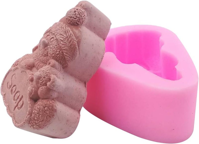 Monqui Christmas Snowman Silicone Soap Molds Candle Molds Art Craft Molds Resin Molds - Image 3