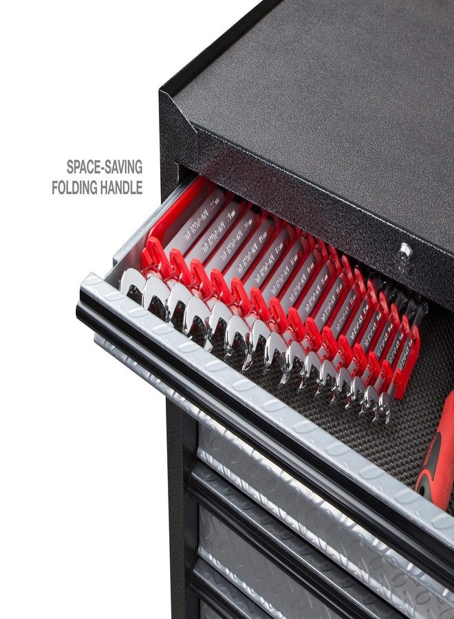 TEKTON 15-Tool Combination Wrench Holder (Red) | 79372 | Made in USA - Image 5