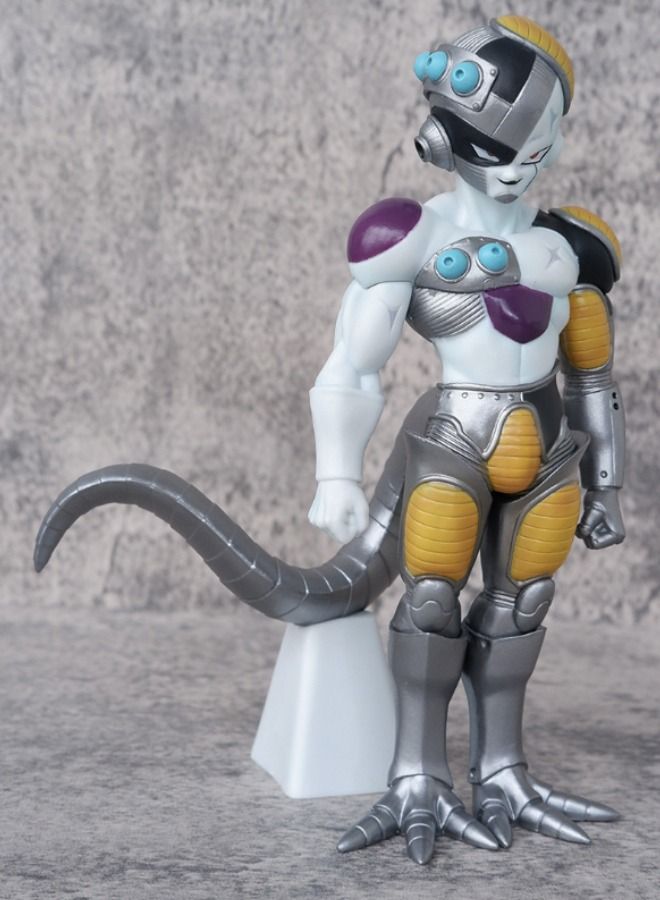 Anime Dragon Ball Mechanical Frieza Action Figure, Frieza Model Figure Statue, Delicate PVC Character Model Toys, Collection Gift Creative Anime Toy for Boys and Girls 18.5CM - Image 3