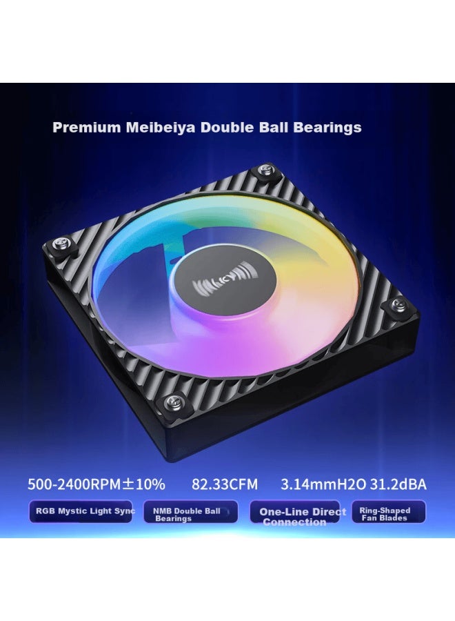 Valkyrie N360 Black Vk All-in-one Cpu Liquid Cooler 6.67-inch Amoled Curved Screen Supports Am5/1700/1851 Dual Ball Bearing Argb Fans - Image 5