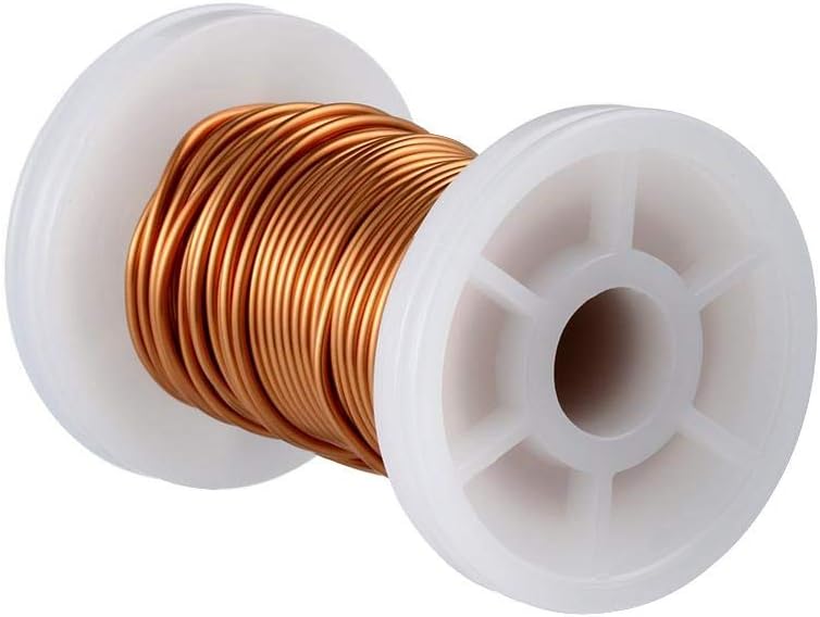 BNTECHGO 18 AWG Magnet Wire - Enameled Copper Wire - Enameled Magnet Winding Wire - 2 oz - 0.0393" Diameter 1 Spool Coil Natural Temperature Rating 155℃ Widely Used for Transformers Inductors - Image 1