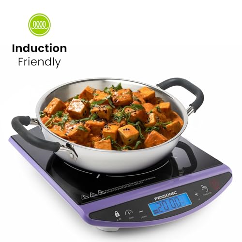 Allo Triply Stainless Steel Kadhai with Handles|Perfect Kadhai for Curry/Stir-Fry/Deep-Fry/DryVeg/Saute Induction Friendly Naturally Non-Stick | 10 Years Warranty, 20cm, 1.5 litres Without lid - Image 5