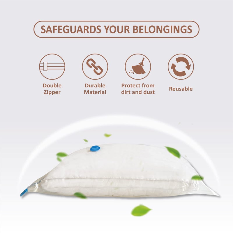 Roomimaster Vacuum Storage Bags, Vacuum Seal Space Saver Bags for Clothing, Travel Lugggage, Carry-on, Blankets, Comforters,Pillow, Bedding, 10 Small - Image 3
