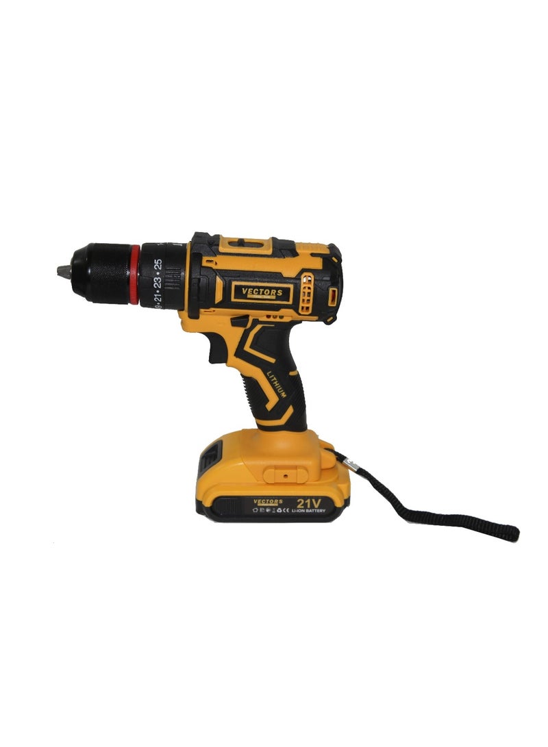 Vectors Cordless Drill Iron head 21 V Chuck 13 MM - Image 2