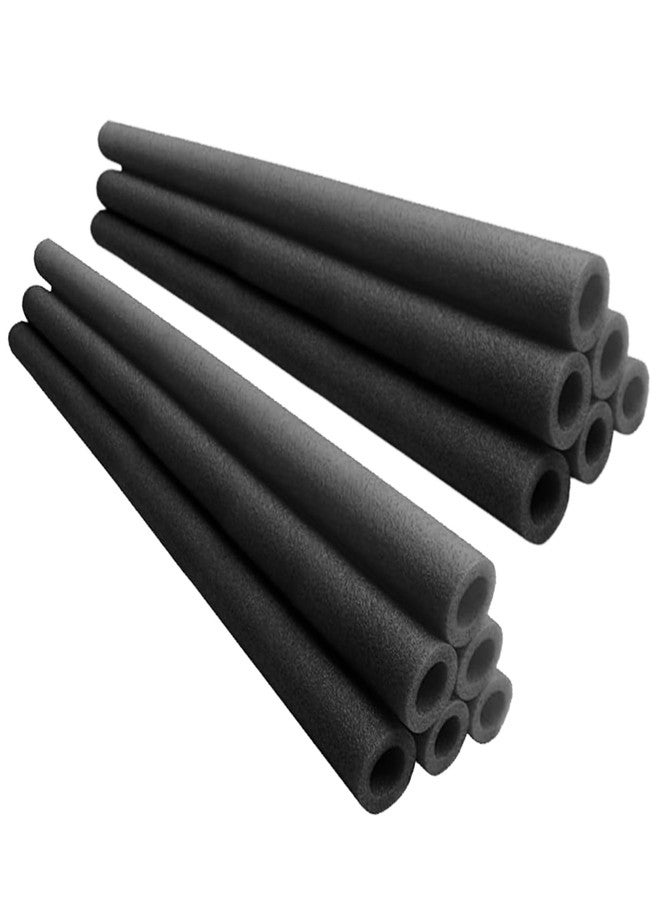 MSSVIGING 1" Trampoline Pole Foam Covers, Trampoline Pole Foam Padding Replacement, 35.4'' Length Each Enclosure Sleeve, Black, 12 Pcs - Image 1