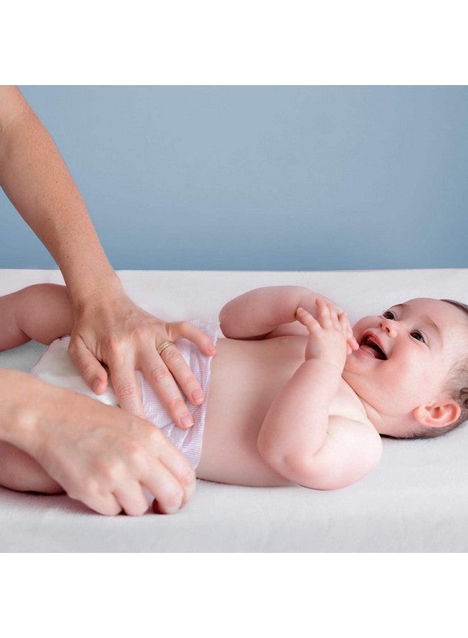 Coldwind Changing Pad Cover Waterproof, Changing Table Cover Organic Cotton 2 Pack Diaper Changing Pad Cover, Jersey Knit Super Soft & Stretchy Baby Cradle Sheets Covers, 32" x 16" x 4", White - Image 5