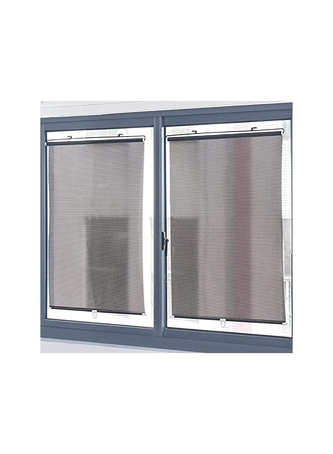 The Bros ستارة رول، ستائر تعتيم قابلة للتعديل، عازل حراري، فيلم خصوصية للنوافذ، للمنزل، حمام، بدون حفر (عرض 58 سم × طول 125 سم / 23 × 49 بوصة) - Image 4