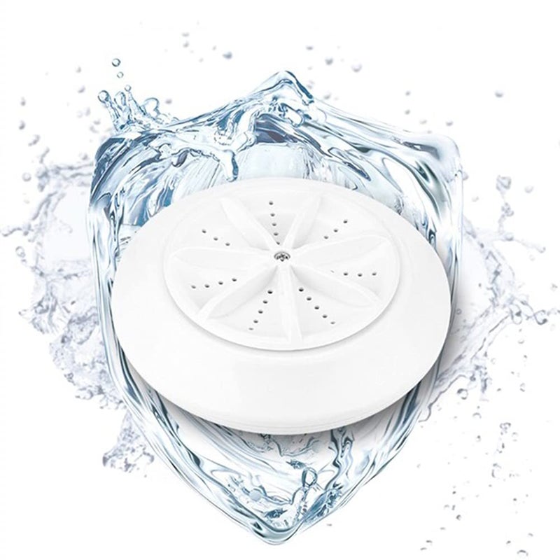 LongJiang Portable Ultrasonic Mini Turbine 3in1 Waves Convenient with USB Powered Washing Machine - Image 1