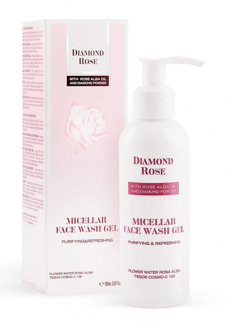 DIAMOND ROSE MICELLAR FACEWASH GEL 150ML