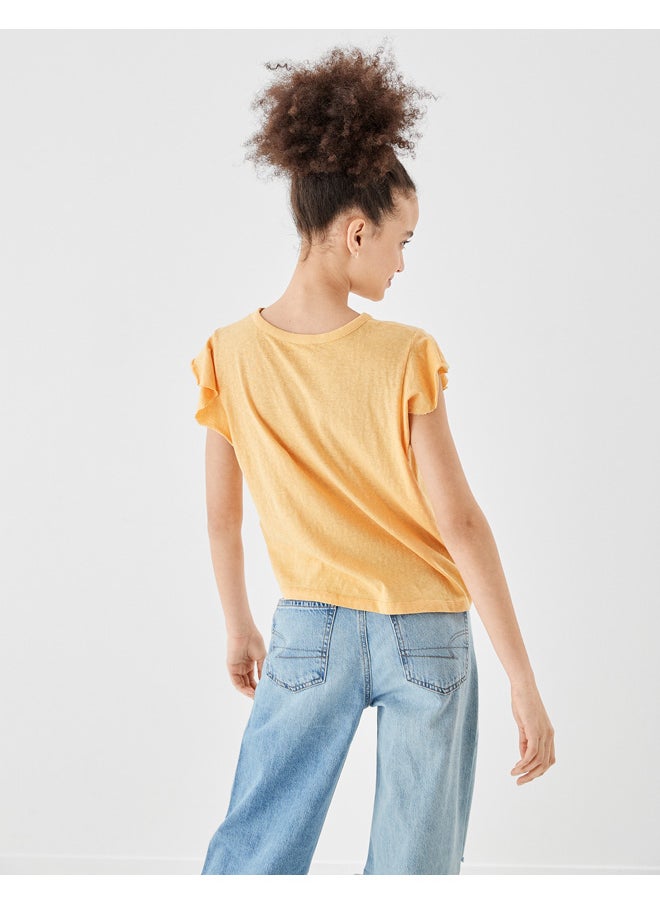 AE Flutter Sleeve Tee