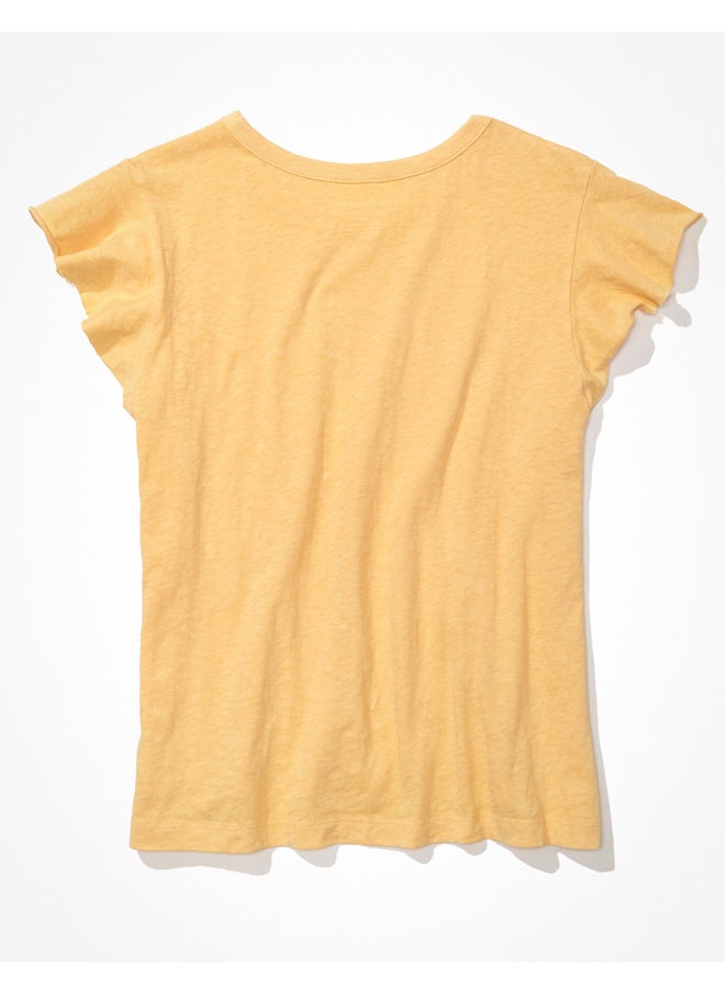 AE Flutter Sleeve Tee