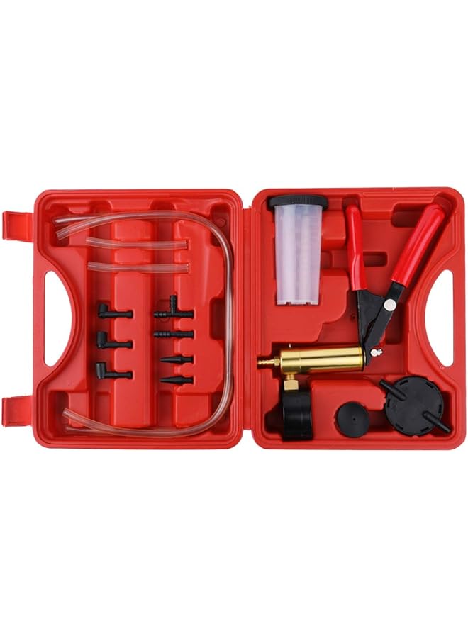 Professional Car Auto Hand Held Vacuum Pump Test, 17 Pieces - Image 1