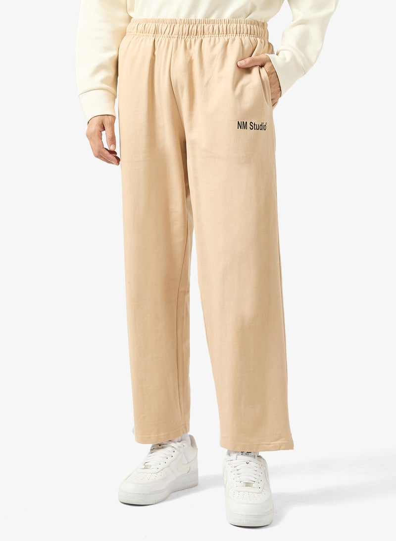 Seventy Five Text Print Relaxed Fit Joggers - Image 1