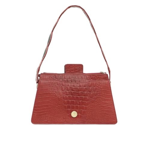 Hidesign Bedouin 03 Women'S Casual Shoulder Bag - Red - M - Image 4