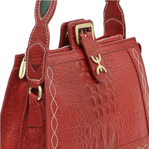 Hidesign Bedouin 03 Women'S Casual Shoulder Bag - Red - M - Image 2