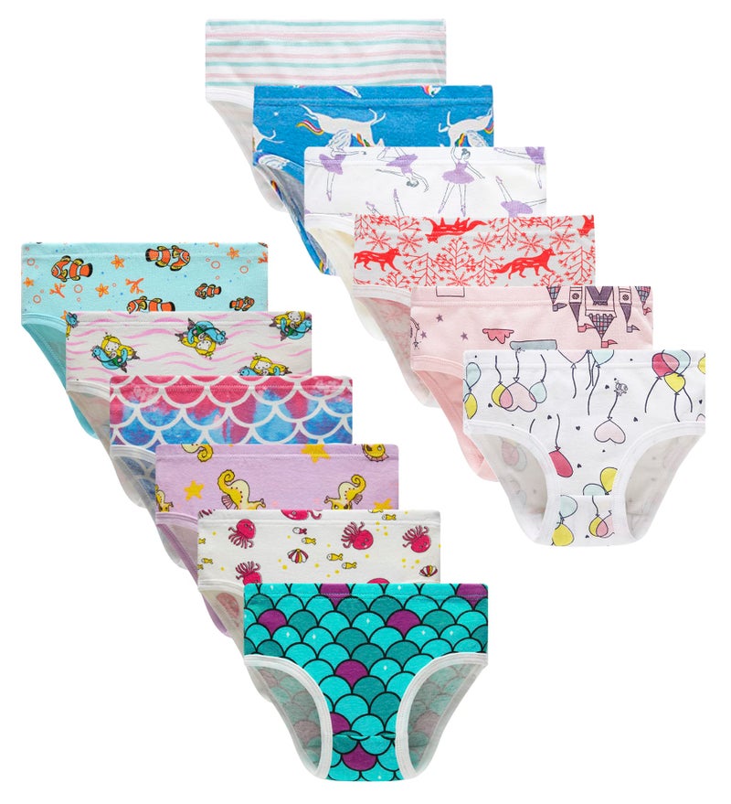 Winging Day Little Girls Baby Assorted Prints Panties Size 5 (12-Pack) - Image 1