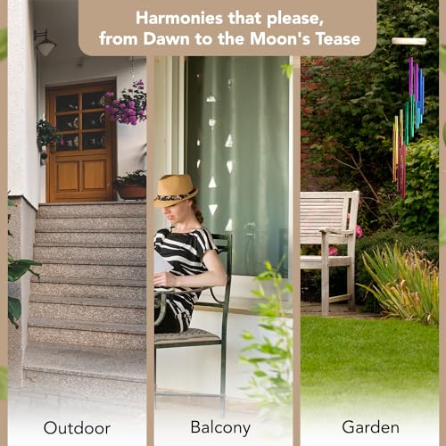 Ekhasa Nostrae by Ekhasa Positive Energy Aluminium Wind Chimes for Home, Balcony, Outdoor, Garden Decor | Bells for Vastu, Feng Shui, Serene Music Sound & Positive Vibes | Deep Tone Windchime for Gift - Image 5