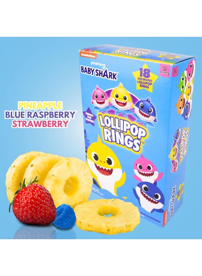 Baby Shark Lollipop Rings - 18 Count - Image 5