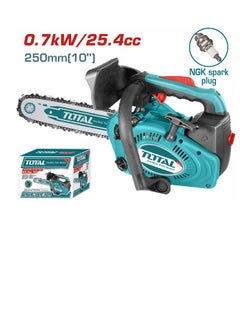 TOTAL Total Powerful 10" Gasoline Portable Chain Saw with 2-Stroke Motor – Ideal for Tree Trimming and Wood Cutting  - Image 1