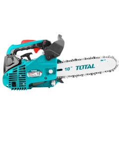 TOTAL Total Powerful 10" Gasoline Portable Chain Saw with 2-Stroke Motor – Ideal for Tree Trimming and Wood Cutting  - Image 2
