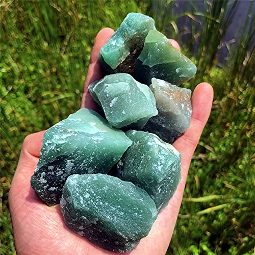 Zenkeeper 1Lb Green Aventurine Raw Stones for Tumbling, Polishing, Rough Green Aventurine Crystals Bulk Rough Gemstone for Jewelry Making, Healing, Meditation, Reiki - Image 3
