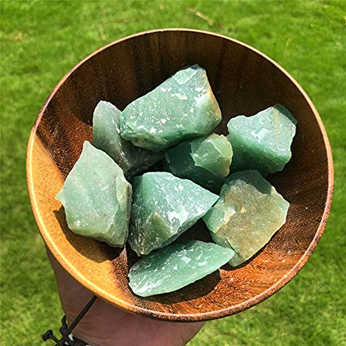 Zenkeeper 1Lb Green Aventurine Raw Stones for Tumbling, Polishing, Rough Green Aventurine Crystals Bulk Rough Gemstone for Jewelry Making, Healing, Meditation, Reiki - Image 2