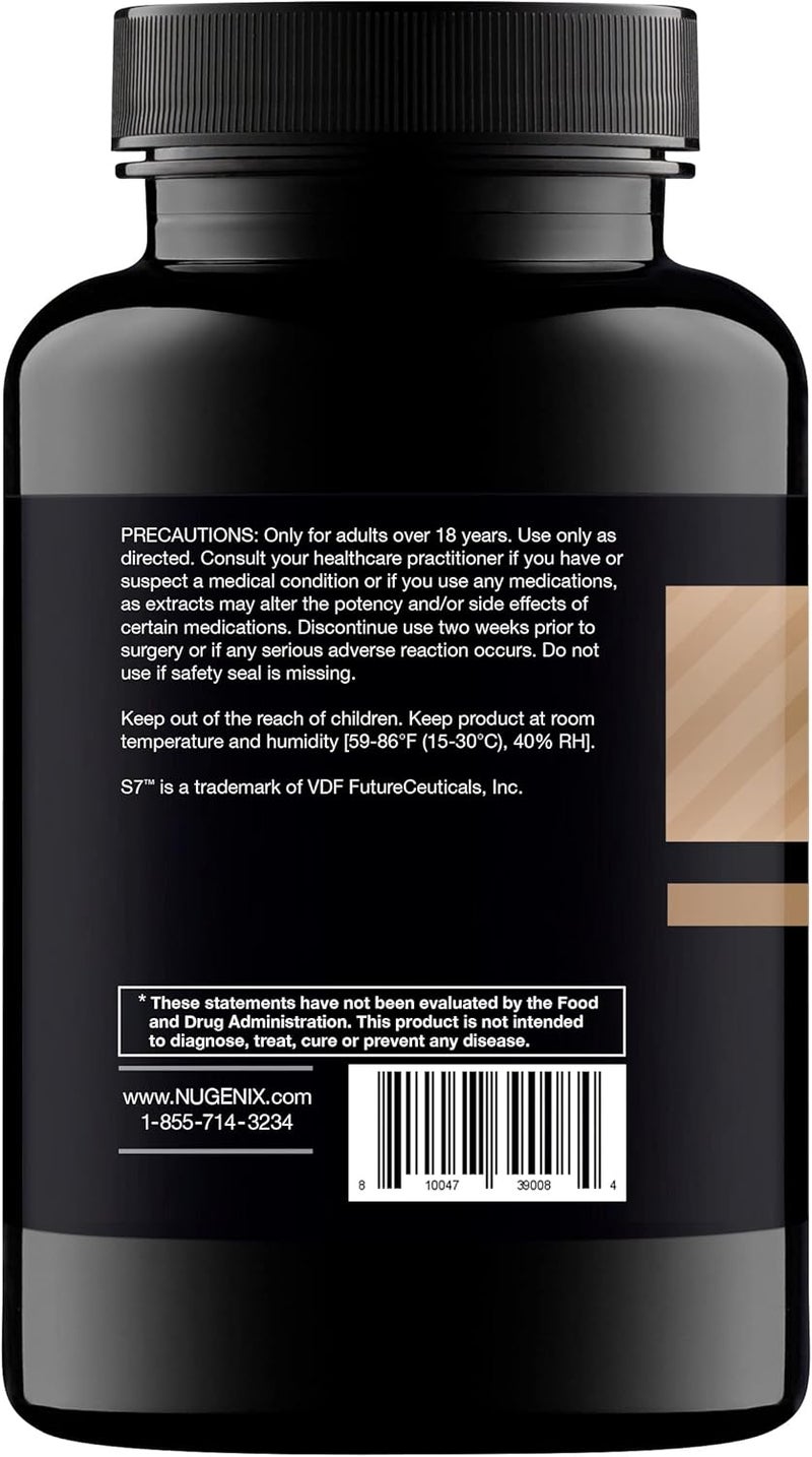 Nugenix Nitric Oxide Booster Supplement  Nitric Oxide Flow LArginine LCitrulline Pine Bark Extract  Vasodilator  100 Capsules - Image 3