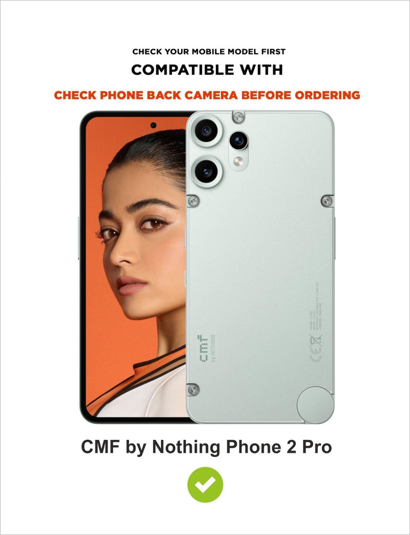SBMS Silicone Back Cover Case for CMF by Nothing Phone 2 Pro | Soft Micro-Fibre Lining Inside | Camera Protection Bump | Shockproof Back Cover Case for CMF by Nothing Phone 2 Pro (Blue) - Image 5