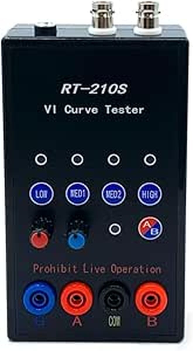 210S محلل التوقيعات التناظرية لاختبار المنحنيات أداة كشف الأعطال في لوحات الدوائر الإلكترونية باللون الأسود - Image 1