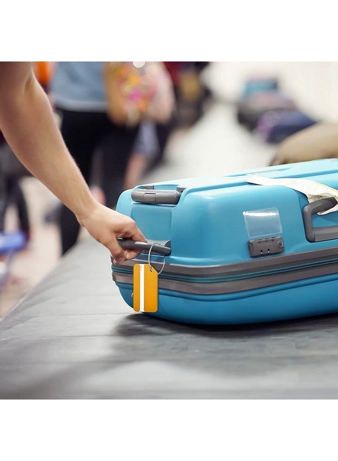  بالي PALAY® 6 قطع من علامات الأمتعة المصنوعة من سبائك الألومنيوم، علامات الأمتعة للحقائب مع حلقة فولاذية، 6 ألوان، علامات سفر للأمتعة، ملصقات هوية - Image 5