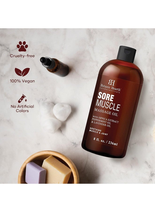 Botanic Hearth Sore Muscle Massage Oil with Arnica Montana Extract and Essential Oils - Image 3