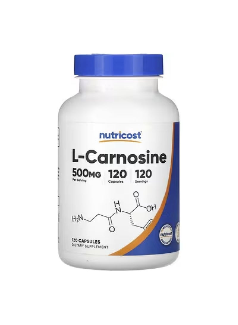 إل-كارنوزين، 500 ملغ، 120 كبسولة