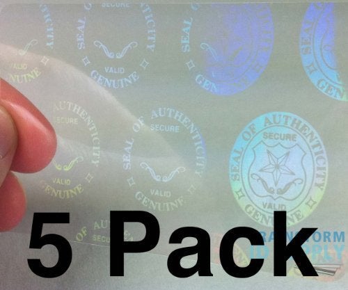Brainstorm ID Seal and Key ID Hologram Overlays - 5 Pack - Image 1