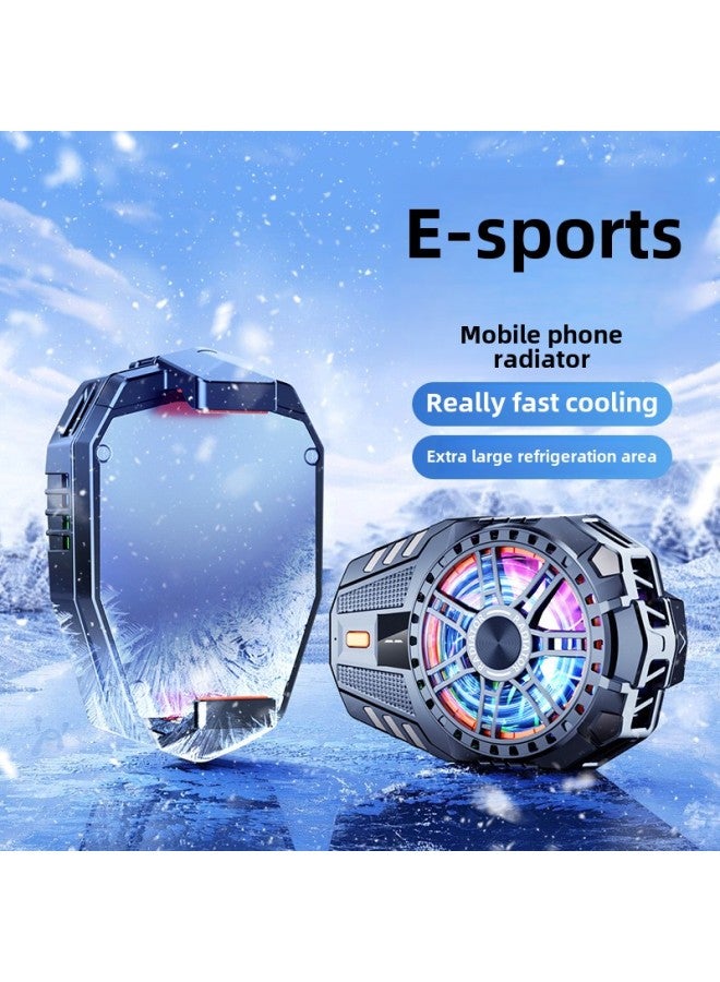 The X119 Mobile Phone Radiator Semiconductor Three-gear Refrigeration Cooling Game E-sports Live Universal Advantage In Stock-Color:X119 Mobile Phone Semiconductor Radiator-【digital Display Model-bl - Image 2