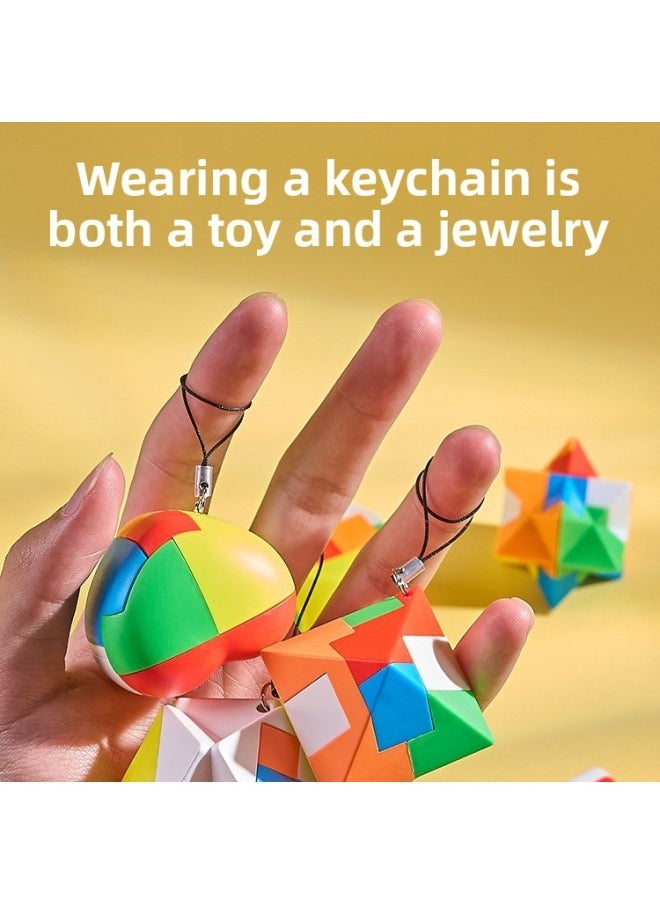Generic - Children's Building Blocks Luban Year-old Thinking Complete Set Of Toys For Primary School Students Keyhole Intelligence Training Kong Mingyi-Color:Entry 6-piece Set Type B (comes With Sling) - Image 1
