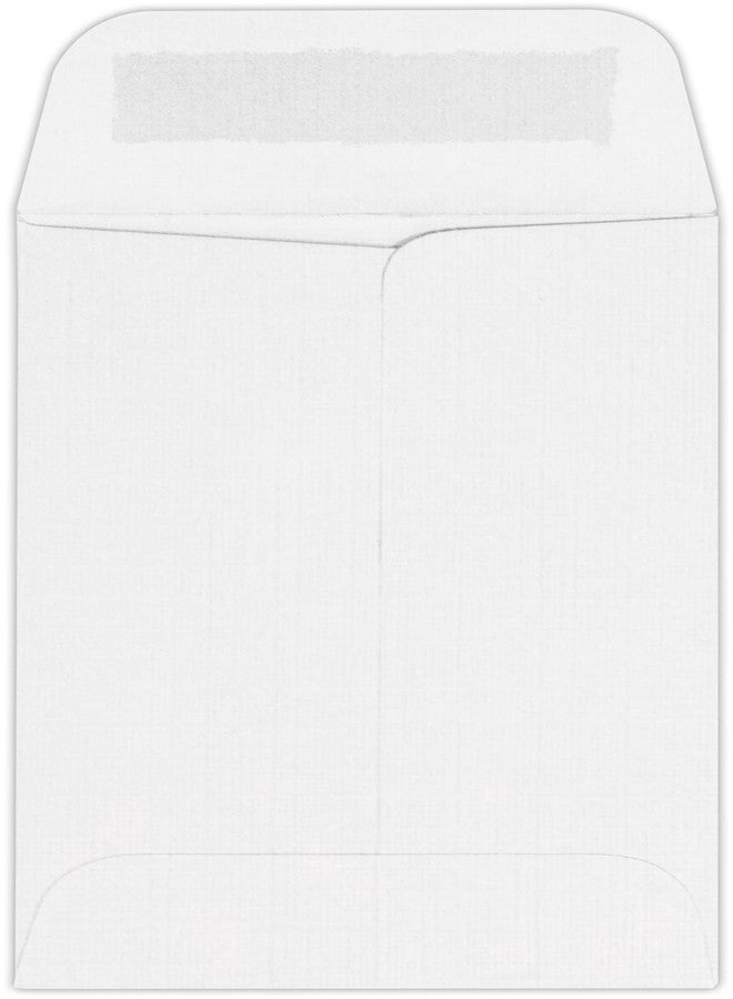 Envelopes.com LUXPaper Coin Envelopes, White Linen, 2 1/4-Inch x 3 1/2-Inch, 50-Count - Image 2