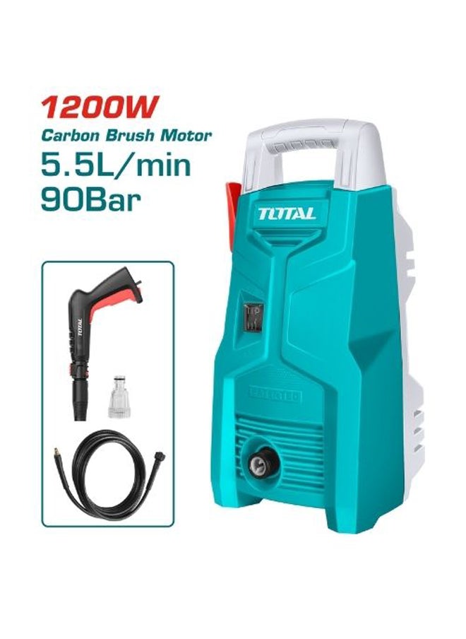 TOTAL - Total  High Pressure Washer 1200 Watt 90 Bar Tgt113026 - Image 1
