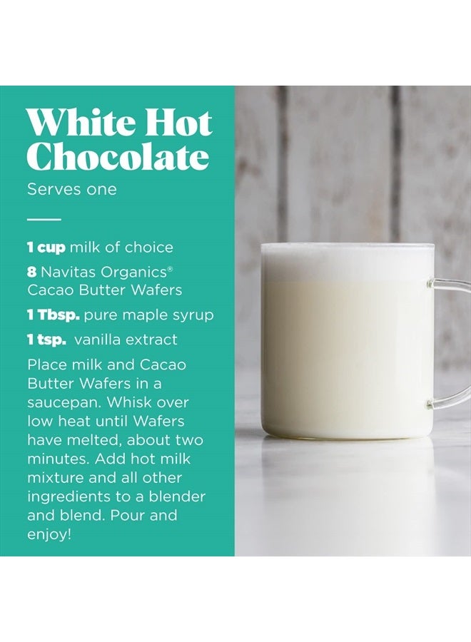 Navitas Organics رقائق زبدة الكاكاو، 8 أونصات — عضوي، غير معدل وراثيًا، تجارة عادلة، خالي من الغلوتين - Image 4