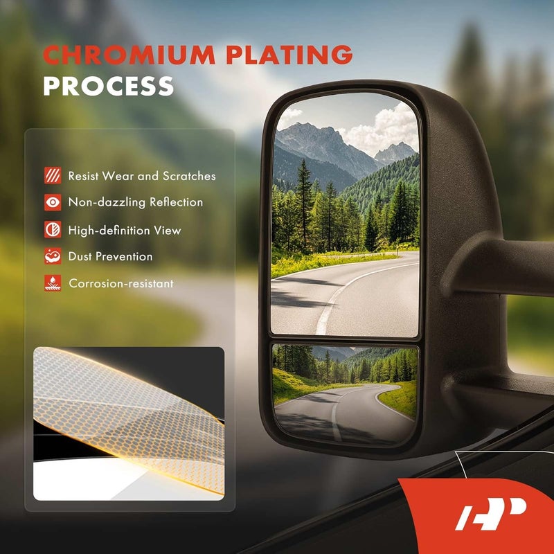 A-Premium زجاج مرآة الجانب الأيمن السفلي A-Premium للركاب - Image 4