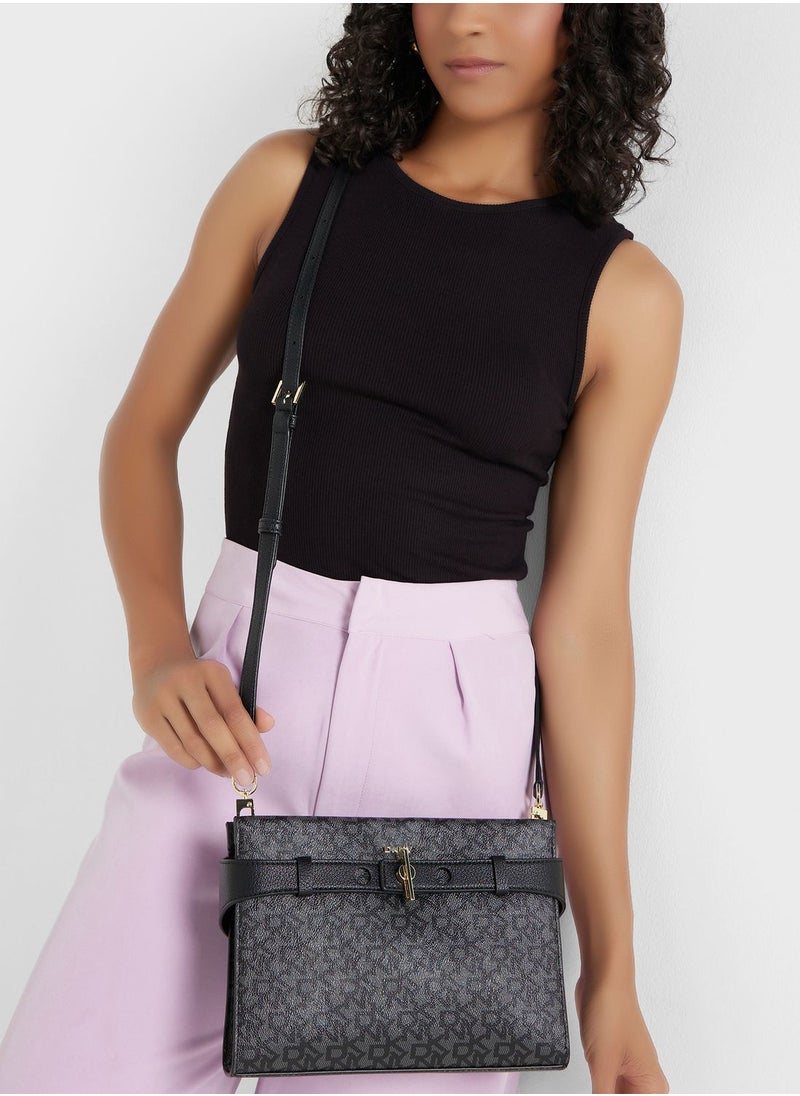DKNY - Bleeker Flap Over Crossbody Bags - Image 1