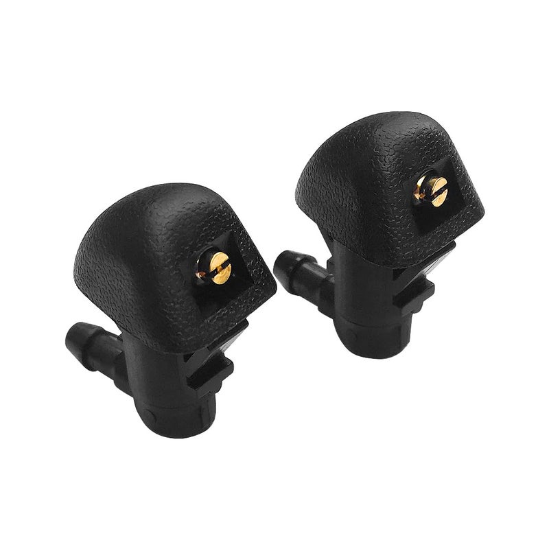 76810SZAA01ZA Premium Adjustable Windshield Wiper Washer Nozzles Assembly for Honda Pilot 2009 2010 2011 2012 2013 2014 2015 Direct Replacement Front Hood Wiper Fluid Nozzle PN 76810SZAA01ZA