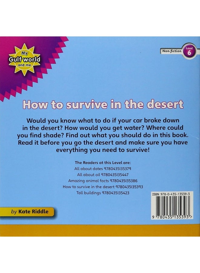 My Gulf World and Me Level 6 non-fiction reader: How to survive in the desert - Image 2