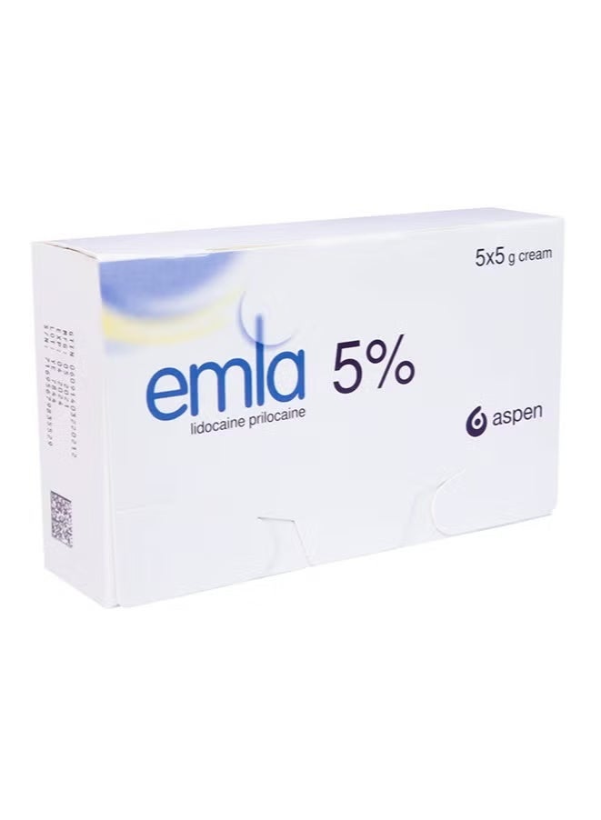 Emla 5% Cream 5g Tubes