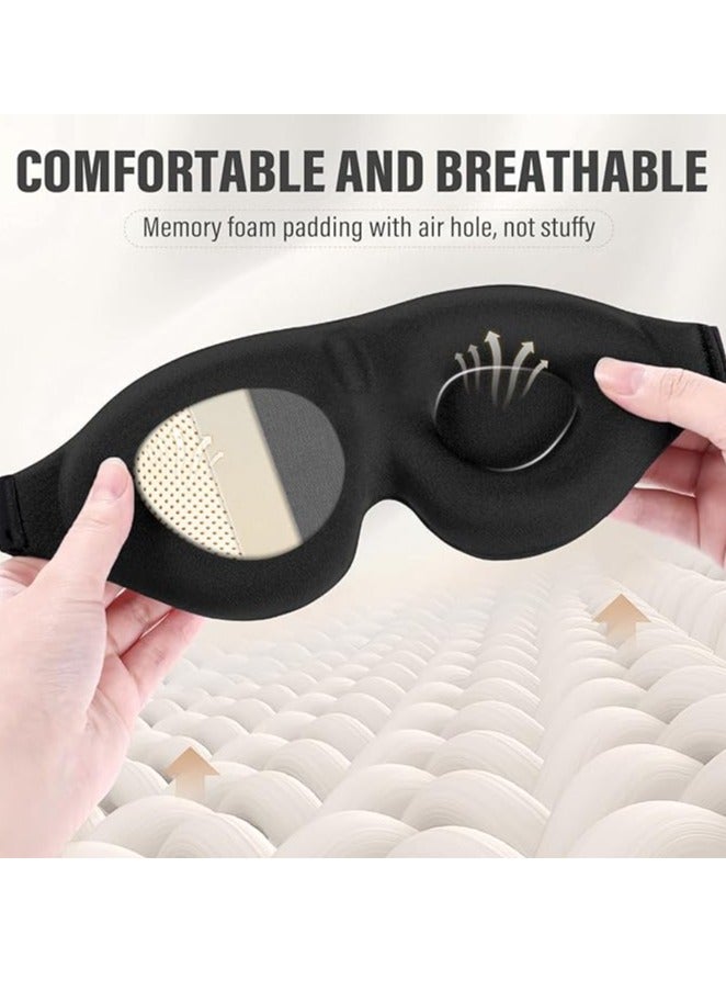 Sleep Mask for Women Men, 100% Blockout Light Eye Mask for Sleeping - Image 2