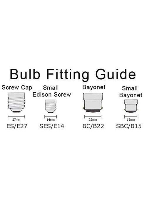 Homenique Homenique B22 to E14 Bulb Convertor Lamp Base Socket Bulb Adapter Screw Socket Lamp Holder White Pack of 2 Pieces  - Image 5