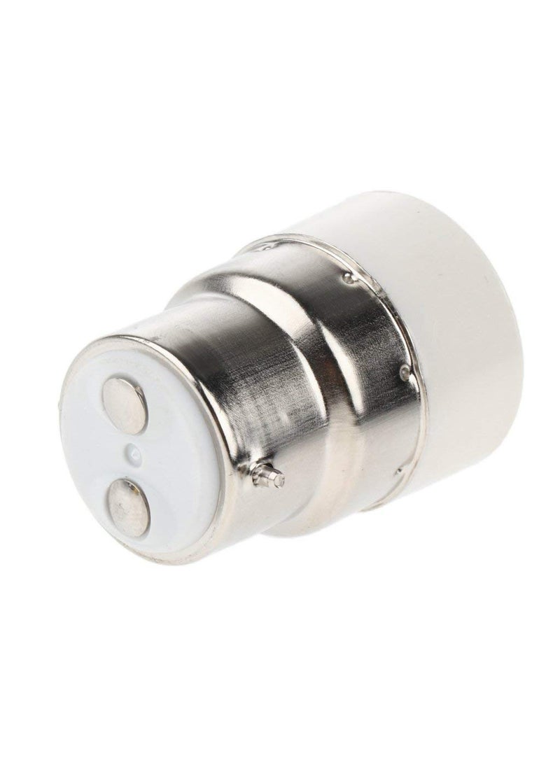 Homenique Homenique B22 to E14 Bulb Convertor Lamp Base Socket Bulb Adapter Screw Socket Lamp Holder White Pack of 2 Pieces  - Image 4