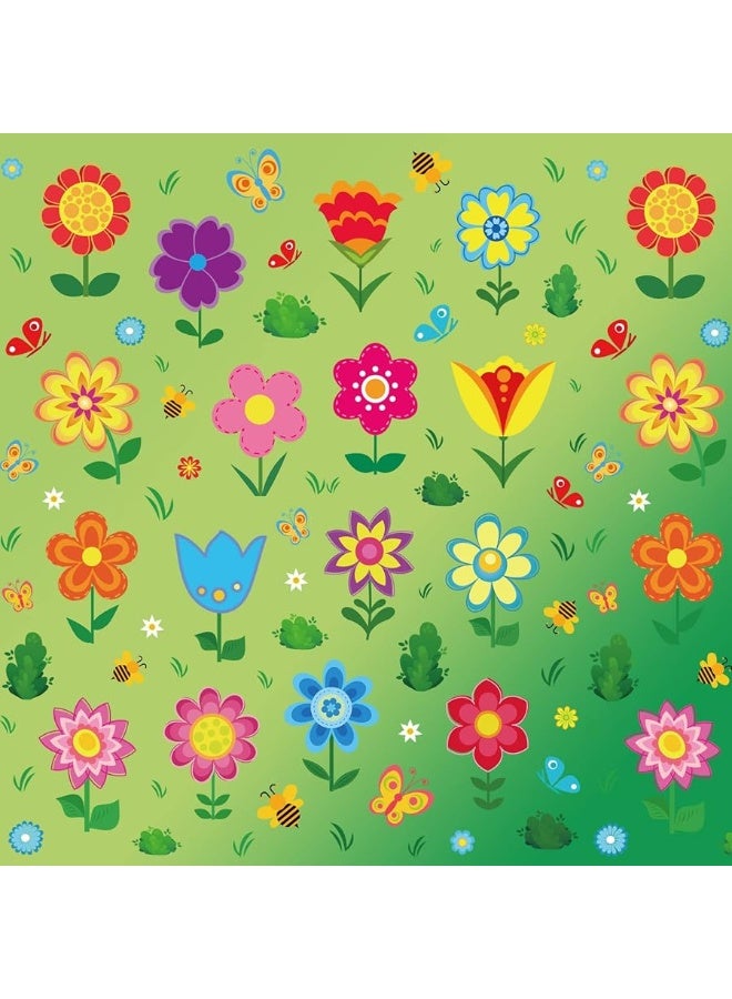 Pajean 480 Pieces Spring Flower Stickers for Kids Self Adhesive Multicolored Flowers Stickers Teachers Flowers Plant Planner Scrapbooking Book Stickers for Easter Spring Theme Party(Vivid Style) - Image 3