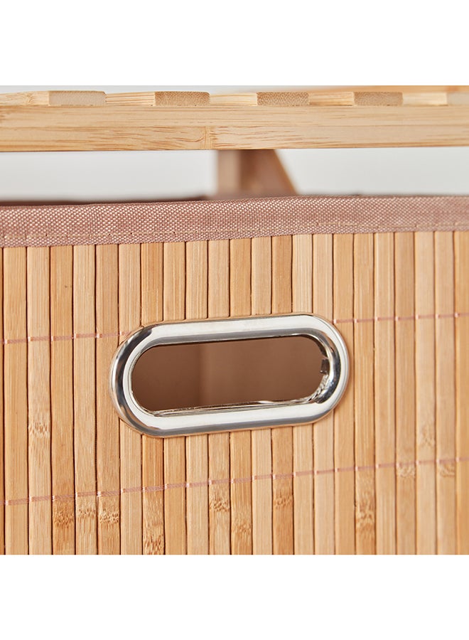Home Box خزانة حمام ناتورا بامبو 3 أدراج 32 × 90 × 30 سم  - Image 4